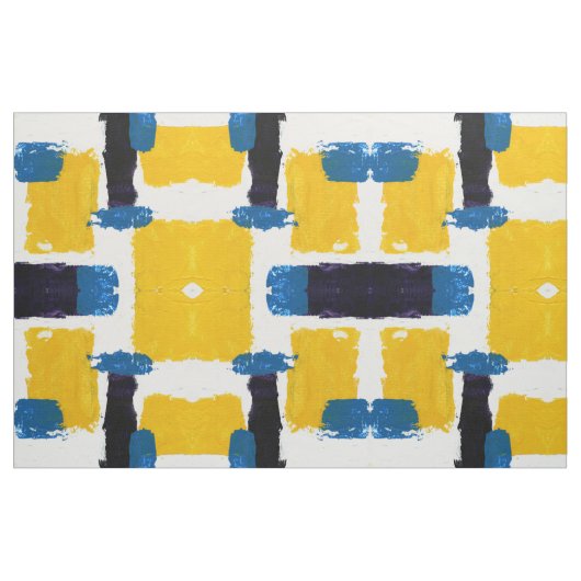 Tissu Expression abstraite #2 (grand) par Michael Moffa (Yard)