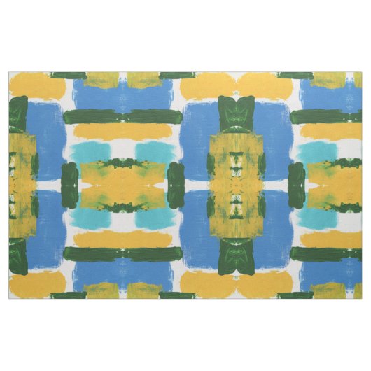 Tissu Expression abstraite #3 (grand) par Michael Moffa (Yard)