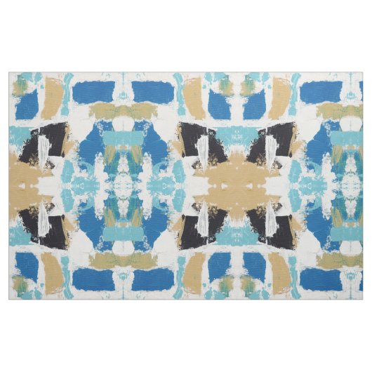 Tissu Expression abstraite #6 (grand) par Michael Moffa (Yard)