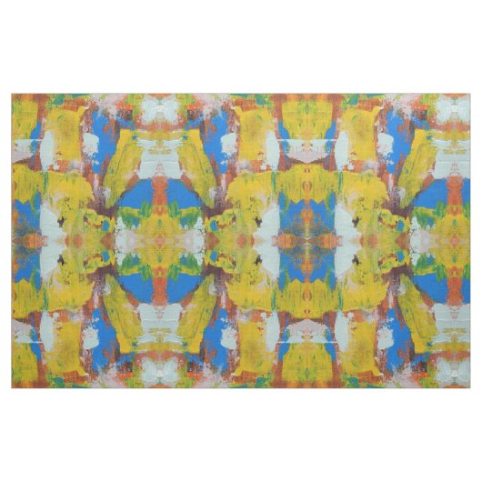 Tissu Expression abstraite #8 (grand) par Michael Moffa (Yard)