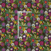 Tissu expresso fleuri joie (Carreau)