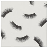 Tissu Eyelash Extensions Moderne Motif de Lashes (Fermer)