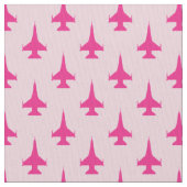 Tissu F-16 Viper Fighter Jet Motif Fuchsia (fermé)