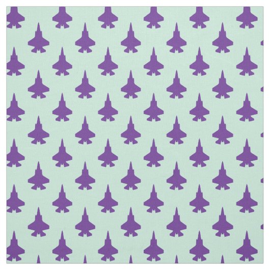 Tissu F-35 Éclair 2 Jets de chasse Motif pourpre (Échantillon)
