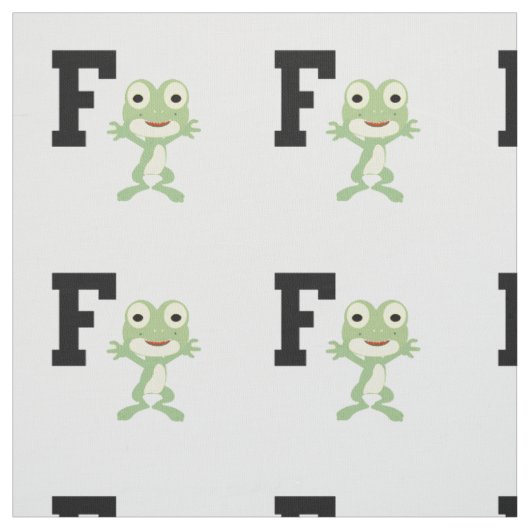 Tissu F est pour Frogman (Échantillon)