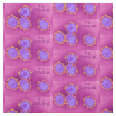 Tissu F.U.COVID19 rose (Échantillon)