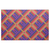 Tissu Fabric Abstrait moderne Rainbow 3D (Fat Quarter)