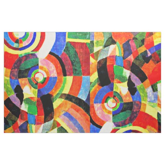 Tissu Fabric-Abstrait-Robert Delaunay 6 (Fat Quarter)
