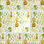 Tissu Fabric bébé (Carreau)