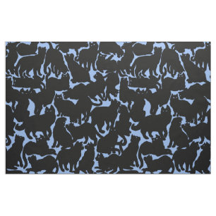 Tissu Fabric de chats Fabric Amoureux des chats Art Moti