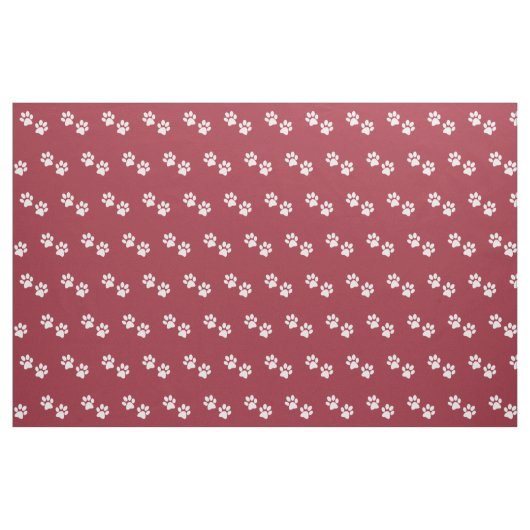 Tissu Fabric de conception Empreinte de patte (Fat Quarter)