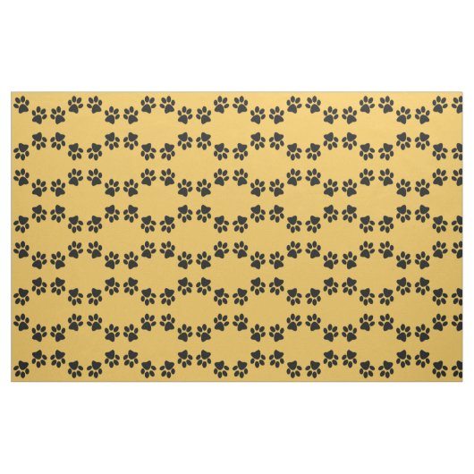 Tissu Fabric de conception Empreinte de patte (Fat Quarter)
