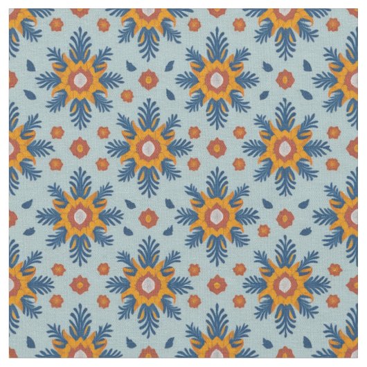 Tissu Fabric de conception Motif rétro à répétition (Fermer)