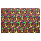Tissu Fabric de la fête de danse (Fat Quarter)