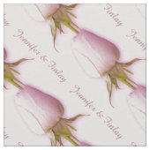 Tissu Fabric de nom personnalisé unique rose lilas (Fermer)