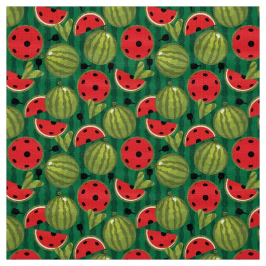 Tissu 🍉 Fabric de pickleball de pastèque (Échantillon)