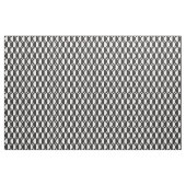 Tissu Fabric Manières Géométriques Pattern Blanc et Noir (Yard)