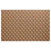 Tissu Fabric Motif Brown (Yard)