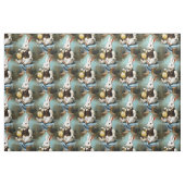 Tissu Fabric Panel Storybook Bunny (Yard)
