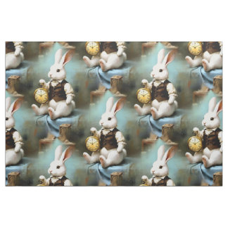 Tissu Fabric Panel Storybook Bunny
