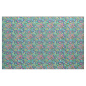 Tissu Fabric - Pasley Green and Blue (Fat Quarter)