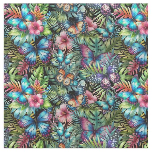 Tissu Fabric with snowstorms “Flight in the jungle” (Fermer)