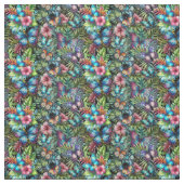 Tissu Fabric with snowstorms “Flight in the jungle” (Échantillon)