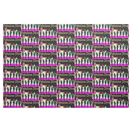 TISSU FABULE NYC DIVA (Fat Quarter)