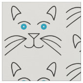 Tissu Face de chat (Détail)
