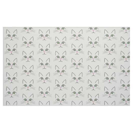 Tissu Face de chat (Fat Quarter)