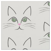 Tissu Face de chat (Détail)