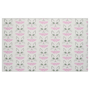 Tissu Face de chat