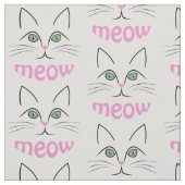 Tissu Face de chat (Échantillon)