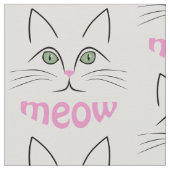 Tissu Face de chat (Détail)