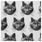 Tissu Face de chat (Échantillon)