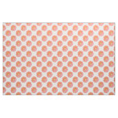 Tissu Faisée de gerbera orange (Fat Quarter)