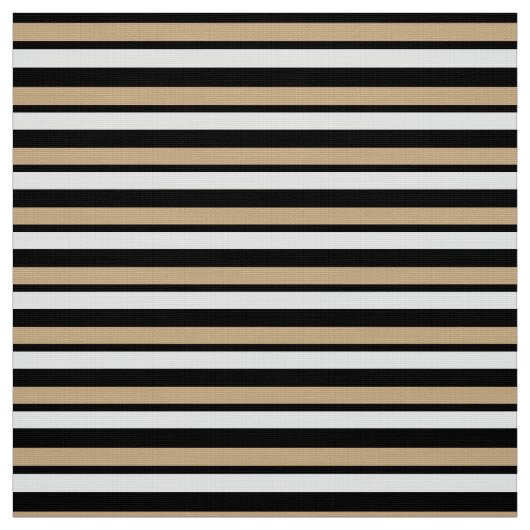 Tissu fait sur commande blanc et noir bronzage (Échantillon)
