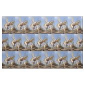 Tissu fait sur commande "d'ange de The Guardian" (Fat Quarter)