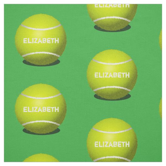 Tissu fait sur commande de boule de tennis (Échantillon)
