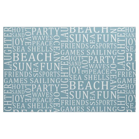 Tissu fait sur commande de Chambre de plage de (Fat Quarter)