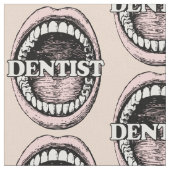 Tissu fait sur commande de couleur de dentiste (Fermer)