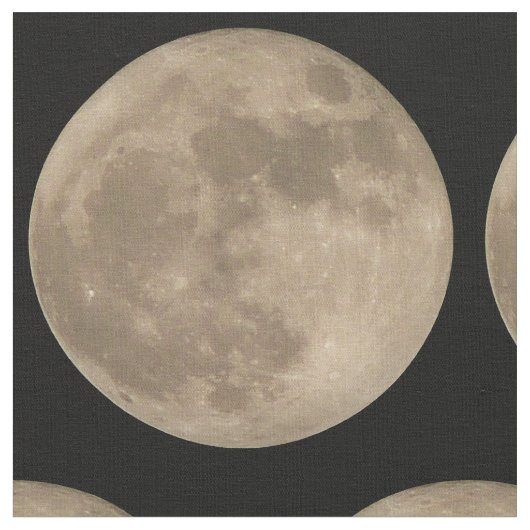 Tissu fait sur commande de lune de tissu de Pleine (Fermer)