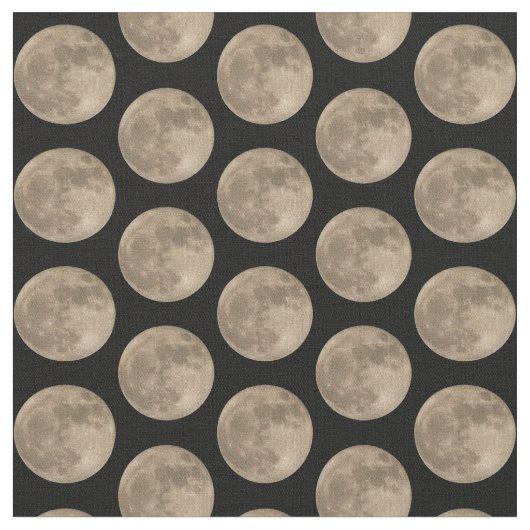 Tissu fait sur commande de lune de tissu de Pleine (Fermer)