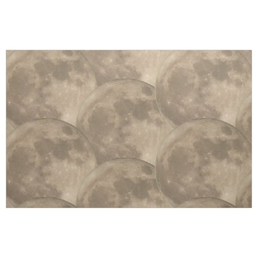 Tissu fait sur commande de lune de tissu de Pleine (Fat Quarter)