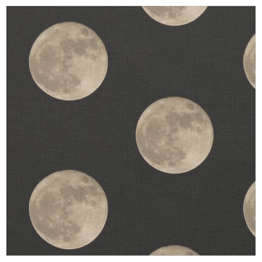 Tissu fait sur commande de lune de tissu de Pleine (Fermer)