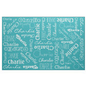 Tissu fait sur commande de nom et de couleur (Yard)