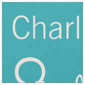 Tissu fait sur commande de nom et de couleur (Fermer)