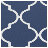 Tissu fait sur commande de Quatrefoil d'ivoire et (fermé)