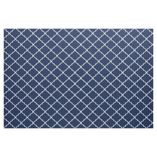 Tissu fait sur commande de Quatrefoil d'ivoire et (Yard)