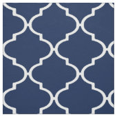 Tissu fait sur commande de Quatrefoil d'ivoire et (Échantillon)